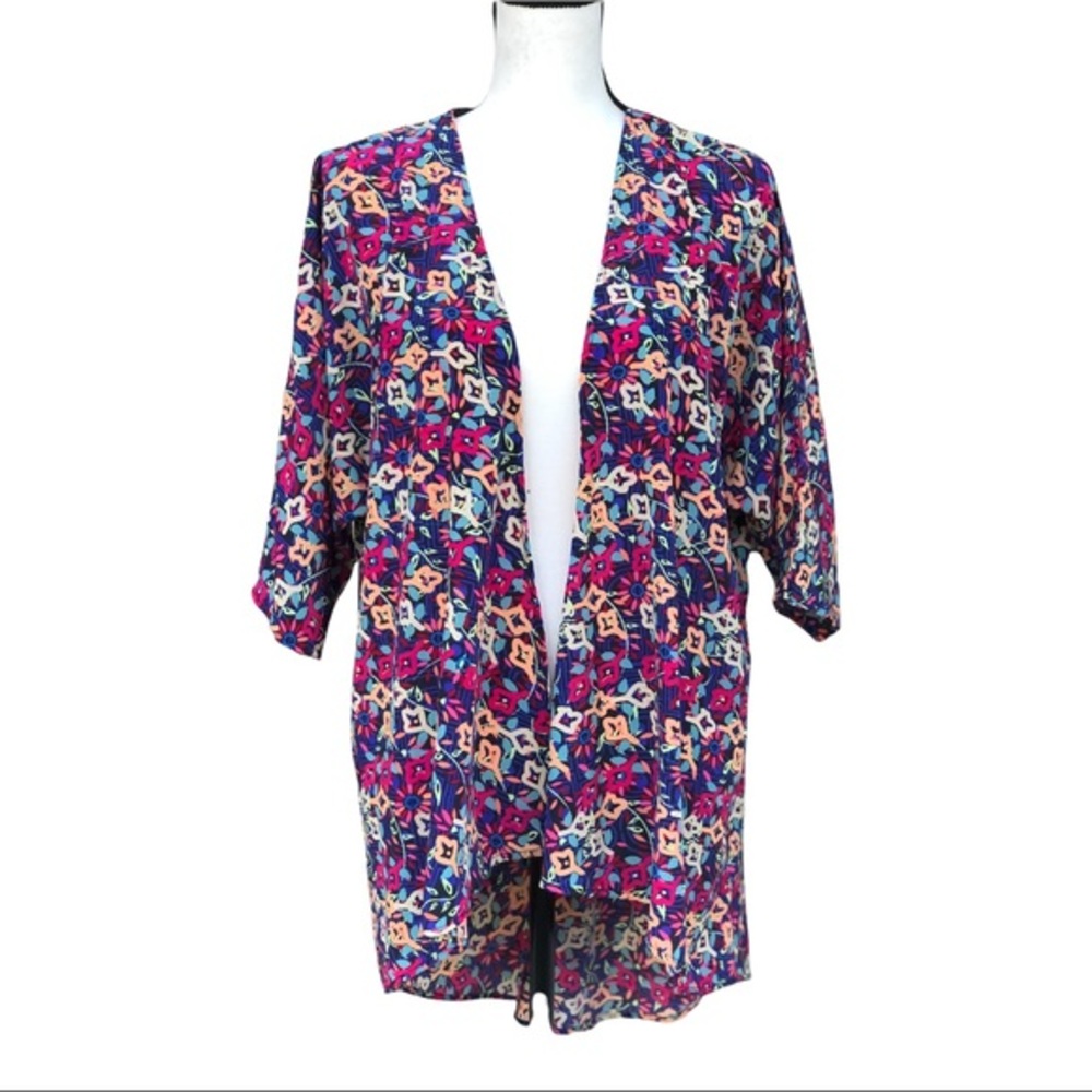 Lularoe Lindsey Women's 3/4 Sleeve‎ Open Front Cardigan. Size Small. Pre-…